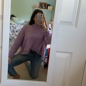 Light purple turtle neck sweater